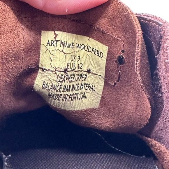 Bull Boxer Shoes Leather Mens US Size 9 Distressed Lace Up Handcrafted Brown 42 - Picture 8 of 9